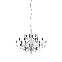 FLOS Sarfatti 2097/30 takkrona, krom 88cm