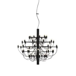 FLOS Sarfatti 2097/50 takkrona, mattsvart 100cm