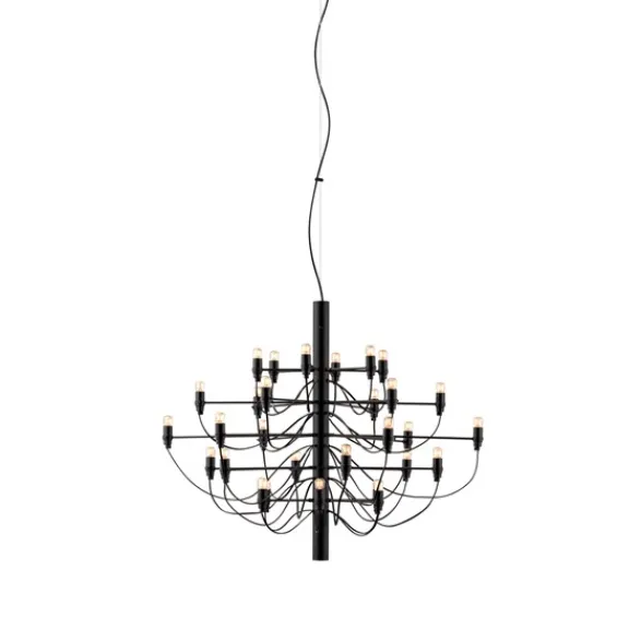 FLOS Sarfatti 2097/30 takkrona, mattsvart 88cm