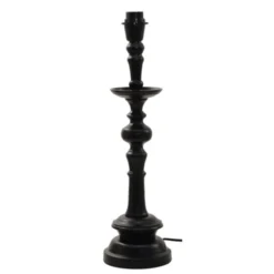 Hallbergs Belysning Saxon Lampfot Svart 15cm