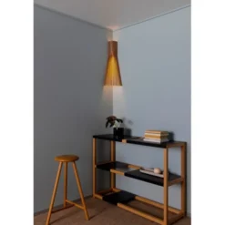 Secto Design Secto Corner vägglampa, Valnöt