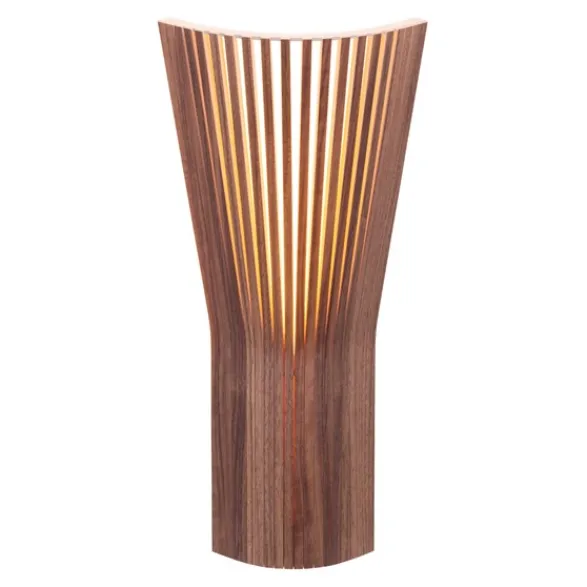 Secto Design Secto Small Corner vägglampa, Valnöt