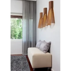 Secto Design Secto vägglampa, valnöt 60cm