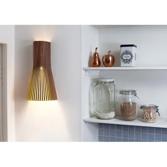 Secto Design Secto vägglampa, valnöt 45cm