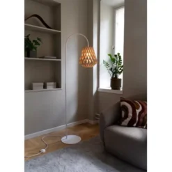 Pilke Signature 28 Golvlampa Vit/Björk