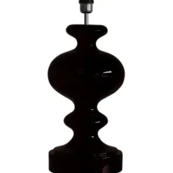 Hallbergs Belysning Signature Lampfot Glossy Black 24cm