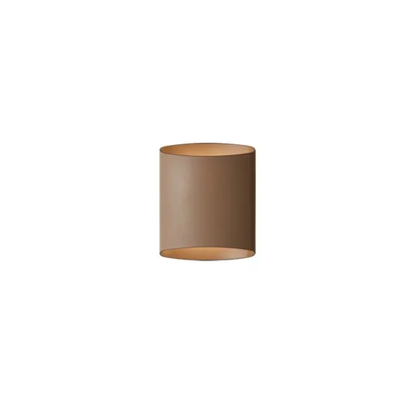 Belid Sinne G9 vägglampa, sandstruktur/mässing