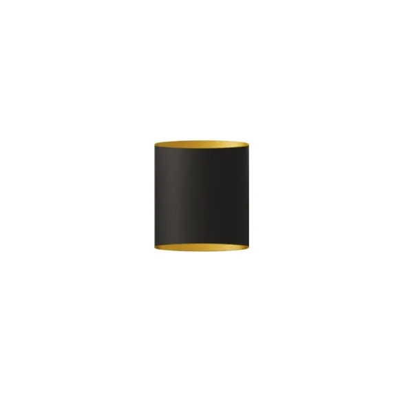Belid Sinne Vägglampa fast LED, svartstr/mässing