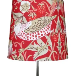 BERGO Lampskärmar Sixten lampskärm 20 Strawberry Thief Indian Red