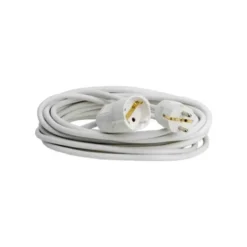 Gelia SKARVSLADD JORD 2M VIT KABEL 3G1.5 PETSKYDDAD