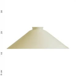 Karlskrona Lampfabrik Skomakarskärm 30/60, benvit