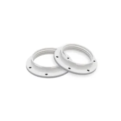 lampsladdar.se Skärmring E27 58x12 vit 2-pack
