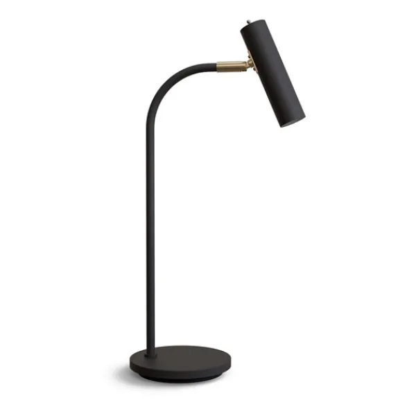 Belid Slender bordslampa svart struktur/mässing