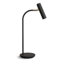Belid Slender bordslampa svart struktur/mässing