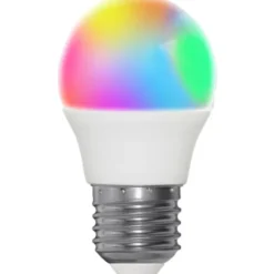 Star Trading Smart LED-lampa E27 klot Smart Bulb 4,9W(40W) RGB+W