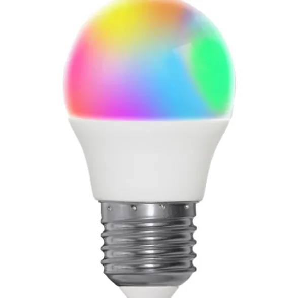 Star Trading Smart LED-lampa E27 klot Smart Bulb 4,9W(40W) RGB+W