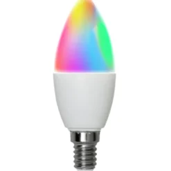 Star Trading Smart LED-lampa E14 kronljus Smart Bulb 4,9W(40W) RGB+W