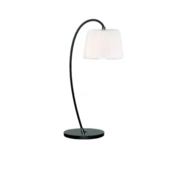 Le Klint Snowdrop bordslampa, svart/vit
