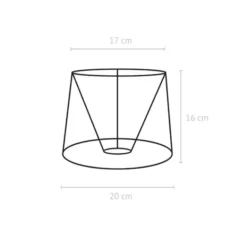 PR Home Sofia Lampskärm Lin Natur 20cm