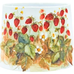 PR Home Sofia Lampskärm Smultron Vit 20cm