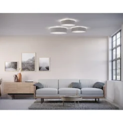 Belid Soft Plafond, Grå ull 50cm
