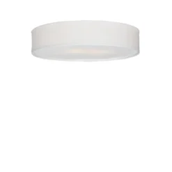 Belid Soft plafond, vit linne 44cm