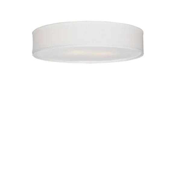 Belid Soft plafond, vit linne 44cm