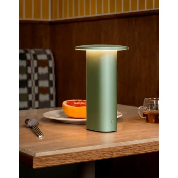 Fritz Hansen Solae portabel bordslampa, Light Green