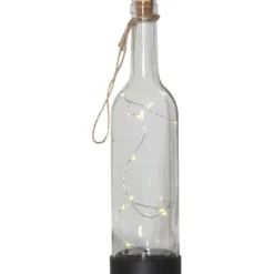 Star Trading Solcellsdekoration Bottle Transparent 31cm
