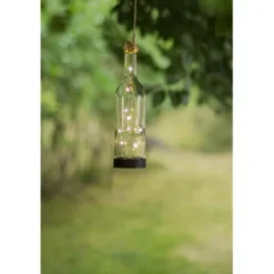 Star Trading Solcellsdekoration Bottle Transparent 31cm