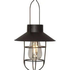 Star Trading Solcellsdekoration Cage Svart 21cm