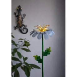 Star Trading Solcellsdekoration Daisy Vit 77cm