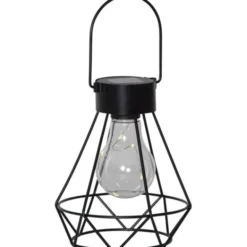 Star Trading Solcellsdekoration Eddy Svart 15,5cm