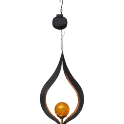 Star Trading Solcellsdekoration Melilla Svart 31cm