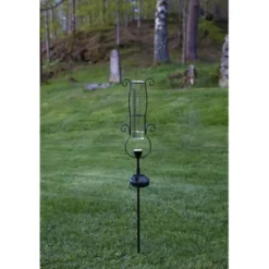 Star Trading Solcellsdekoration Pluvio Svart 65cm