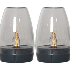 Star Trading Solcellsdekoration Tropea Transparent 9cm