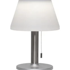 Star Trading Solcellslampa Solia Table Vit 28cm