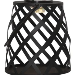 Star Trading Solcellslykta Calabria Svart 20cm