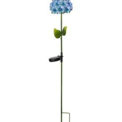 Star Trading Solcellspinne Hortensia Blå 77cm
