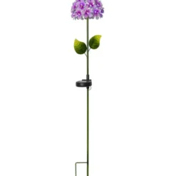 Star Trading Solcellspinne Hortensia Rosa 77cm