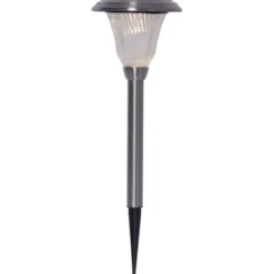 Star Trading Solcellspollare Barcelona Silver 41cm