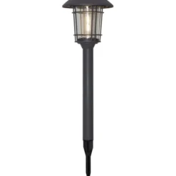Star Trading Solcellspollare Filip Grafit 60cm