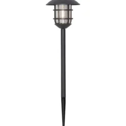 Star Trading Solcellspollare Filippa Grafit 50cm