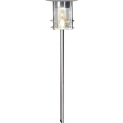 Star Trading Solcellspollare Valencia Silver 64,5cm