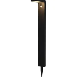 Star Trading Solcellspollare Vici Svart 80cm