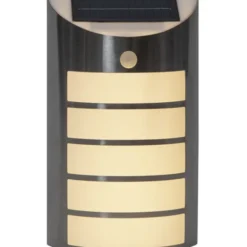 Star Trading Solcellsvägglykta Wally Silver 26,5cm