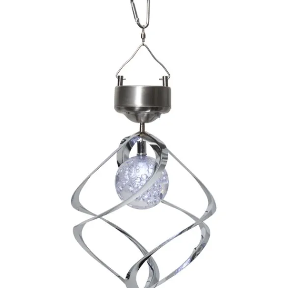 Star Trading Solcellsvindspel Roma Silver 35cm