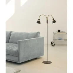 Halo Design Space LED-golvlampa 2F Svart - Antik