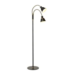 Halo Design Space LED-golvlampa 2F Svart - Antik