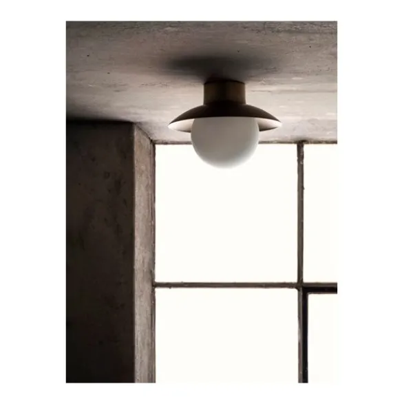 Konsthantverk Spa plafond mässing/opalvit
